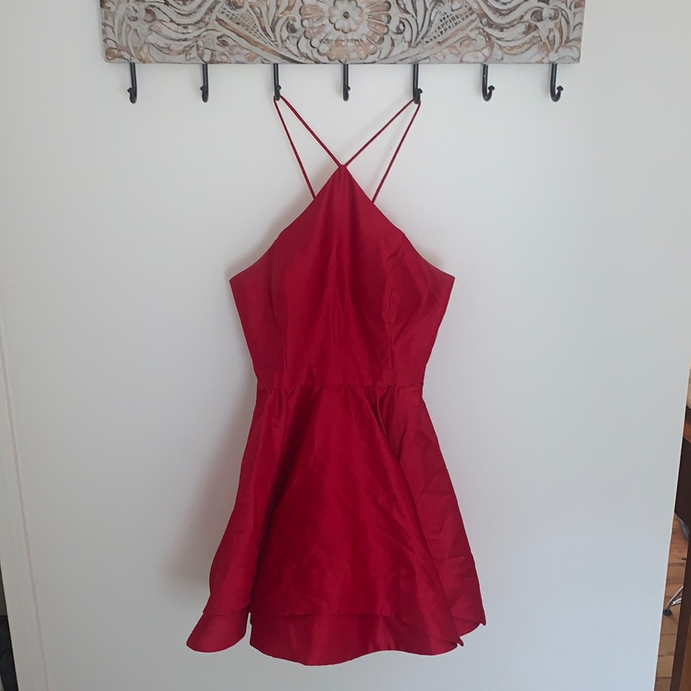 Camille La Vie short prom dress